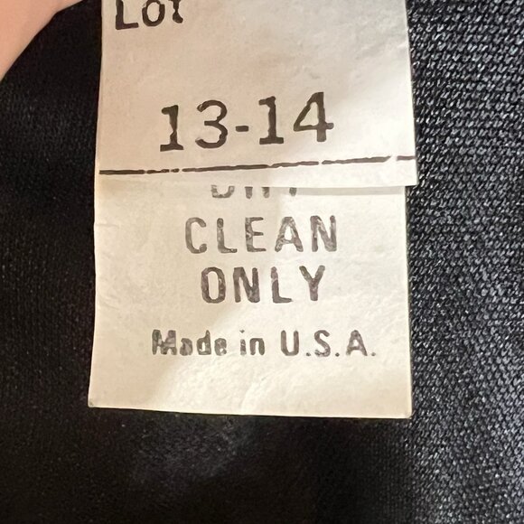 Vtg Dave & Johnny by Joseph Lara Black Cocktail Dress 13 14 fit 6 8 Sequins - Picture 12 of 13